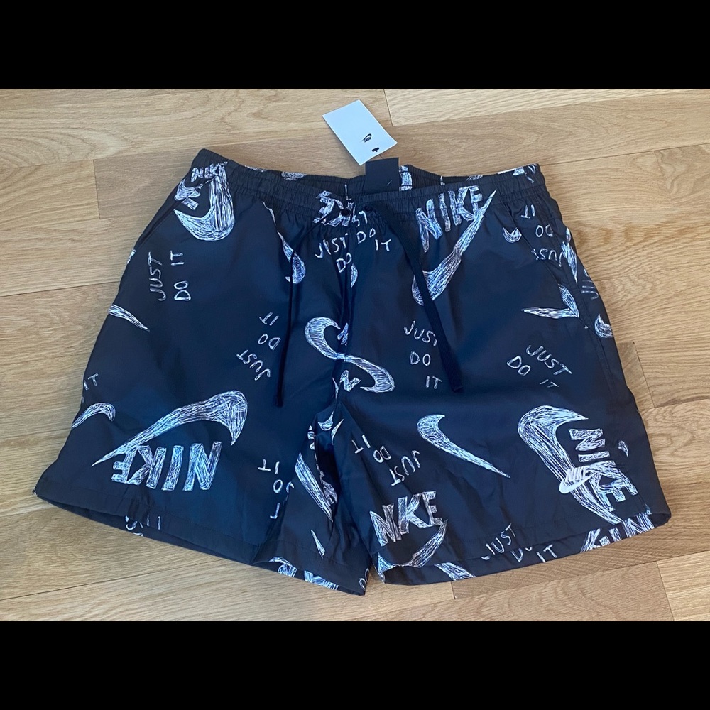 Nike Sportswear Just Do It All Over Print Shorts (MENS) -NWT-DJ0486 010